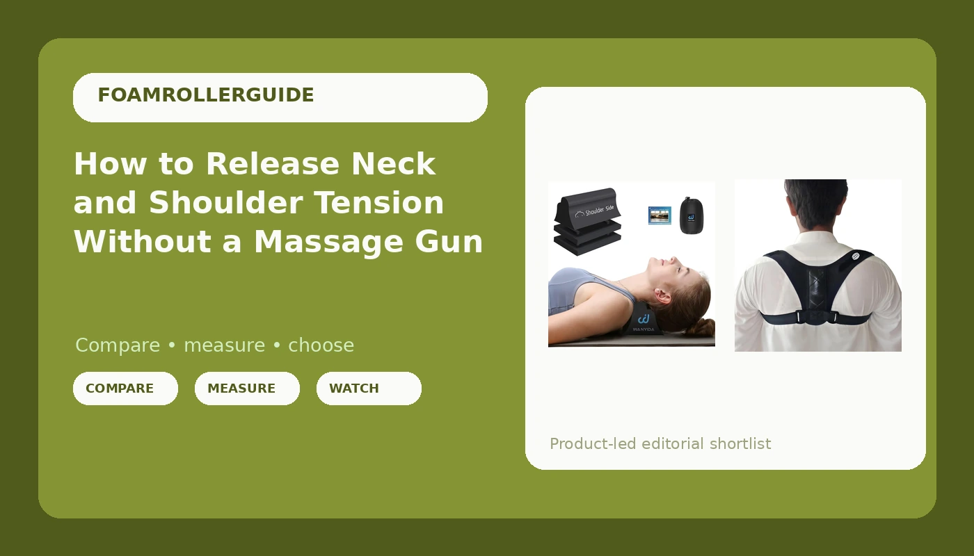How to Release Neck and Shoulder Tension Without a Massage Gun
