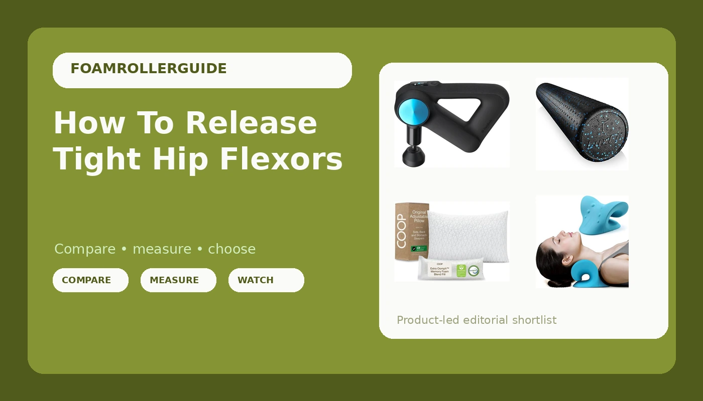 How To Release Tight Hip Flexors - FoamRollerGuide review with measurements and honest opinion