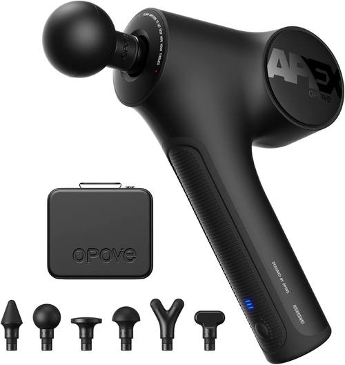 Opove Apex Massage Gun 14.5mm Deep Tissue for Pain Relief &amp; Recovery,Black