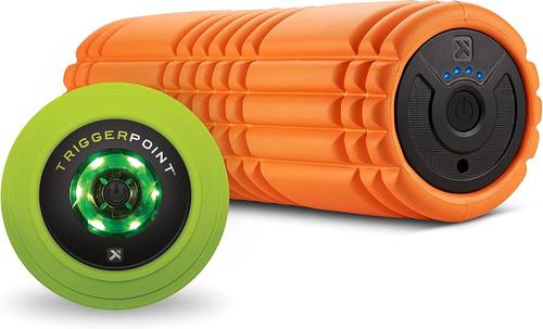 Triggerpoint Grid Vibe Plus Massaging Foam Roller + MB Vibe Massage Ball