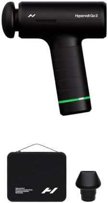 Hyperice Hypervolt Go 3 Percussion Massage Gun Lightweight with Carry Case
