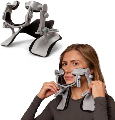 Forward Head Posture Corrector Neck Collar, Cervical Traction Brace for Text Neck, Neck Pain Relief, Spine Alignment, Cervical Lordosis Support, Posture Correction Device (Small/Medium)